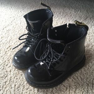 Dr. Martens Patent Leather Boots ~ Like New